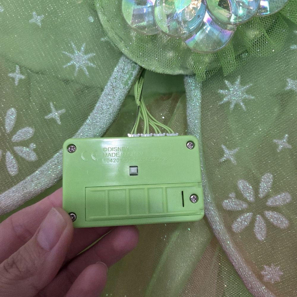 Disney Store Tinkerbell Green Dress Halloween Costume Bundle Toddler Size 3 - Picture 10 of 17